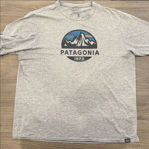 Patagonia Capilene Cool Daily Grey Logo T grey LARGE